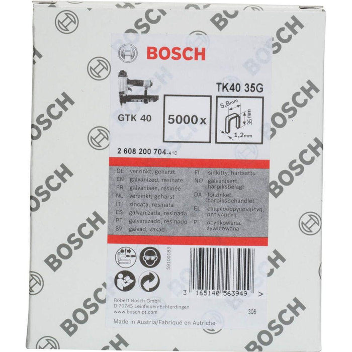 Bosch spajalica TK40 35G 1,2 mm, 35 mm, pocinkovana - 2608200704 Spajalica BOSCH BOSCH-2608200704 Madras doo Beograd