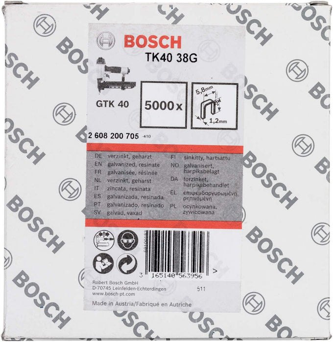 Bosch spajalica TK40 38G 1,2 mm, 38 mm, pocinkovana - 2608200705 Spajalica BOSCH BOSCH-2608200705 Madras doo Beograd