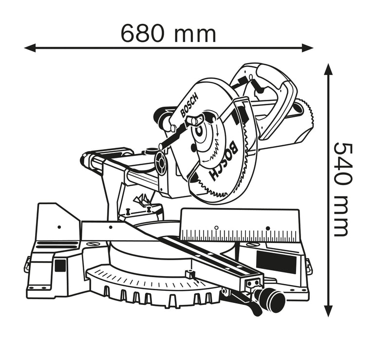 BOSCH Stacionarna kružna testera GCM 10 S (0601B20503) Stoni cirkular- ger BOSCH Madras doo Beograd