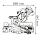 BOSCH Stacionarna kružna testera GCM 10 S (0601B20503) Stoni cirkular- ger BOSCH Madras doo Beograd