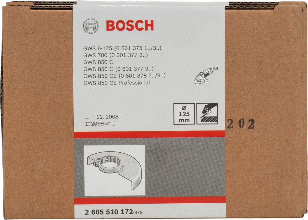 Bosch štitnik bez pokrovnog lima 125 mm, sa kodiranjem - 2605510172 Štitnik za brusilice BOSCH Madras doo Beograd