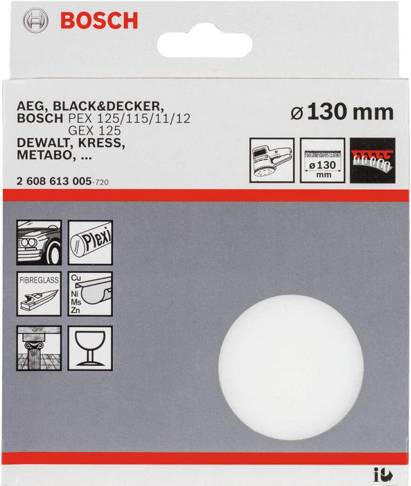 Bosch sunđer za poliranje 130 mm - 2608613005 Sunđer za ručno brušenje BOSCH BOSCH-2608613005 Madras doo Beograd