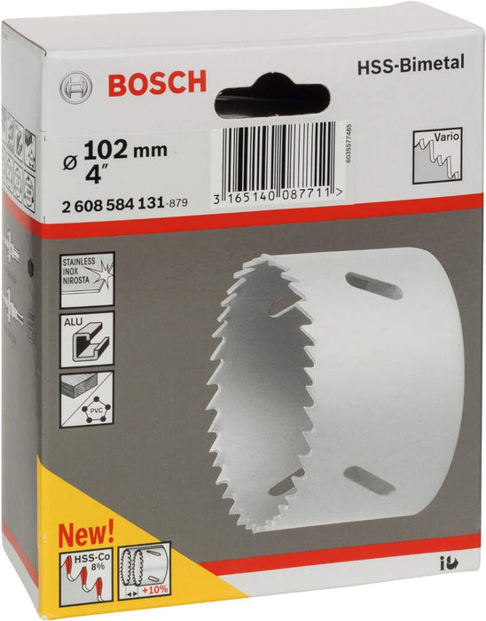 Bosch testera za otvore HSS-bimetal za standardne adaptere 102 mm, 4" - 2608584131 Testera za otvore BOSCH Madras doo Beograd