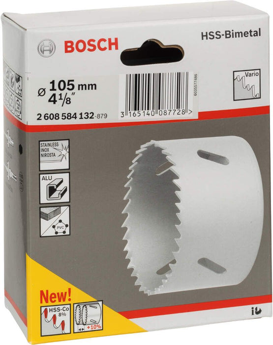 Bosch testera za otvore HSS-bimetal za standardne adaptere 105 mm, 4 1/8" - 2608584132 Testera za otvore BOSCH Madras doo Beograd