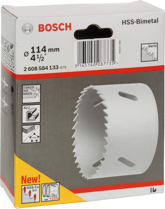 Bosch testera za otvore HSS-bimetal za standardne adaptere 114 mm, 4 1/2" - 2608584133 Testera za otvore BOSCH Madras doo Beograd