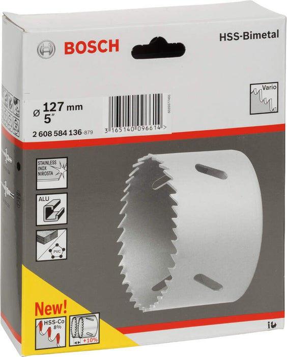 Bosch testera za otvore HSS-bimetal za standardne adaptere 127 mm, 5" - 2608584136 Testera za otvore BOSCH Madras doo Beograd