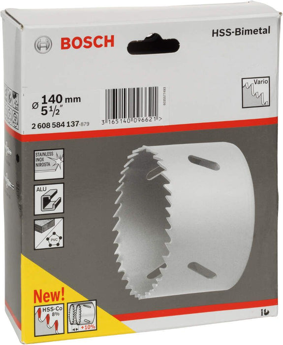 Bosch testera za otvore HSS-bimetal za standardne adaptere 140 mm, 5 1/2" - 2608584137 Testera za otvore BOSCH Madras doo Beograd