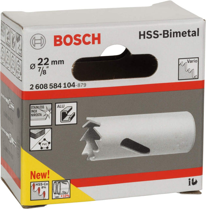 Bosch testera za otvore HSS-bimetal za standardne adaptere 22 mm, 7/8" - 2608584104 Testera za otvore BOSCH Madras doo Beograd