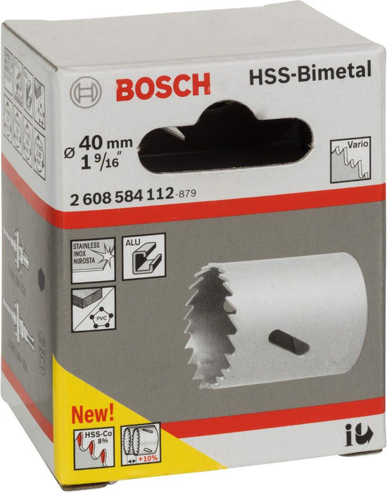 Bosch testera za otvore HSS-bimetal za standardne adaptere 40 mm, 1 9/16" - 2608584112 Testera za otvore BOSCH Madras doo Beograd