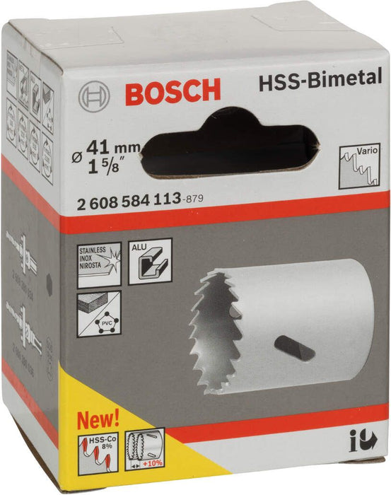 Bosch testera za otvore HSS-bimetal za standardne adaptere 41 mm, 1 5/8" - 2608584113 Testera za otvore BOSCH Madras doo Beograd