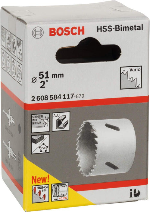 Bosch testera za otvore HSS-bimetal za standardne adaptere 51 mm, 2" - 2608584117 Testera za otvore BOSCH Madras doo Beograd