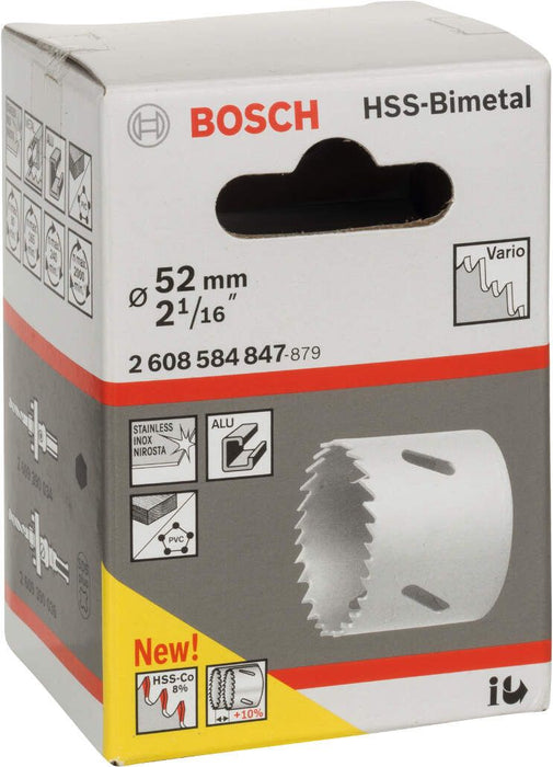 Bosch testera za otvore HSS-bimetal za standardne adaptere 52 mm, 2 1/16" - 2608584847 Testera za otvore BOSCH BOSCH-2608584847 Madras doo Beograd