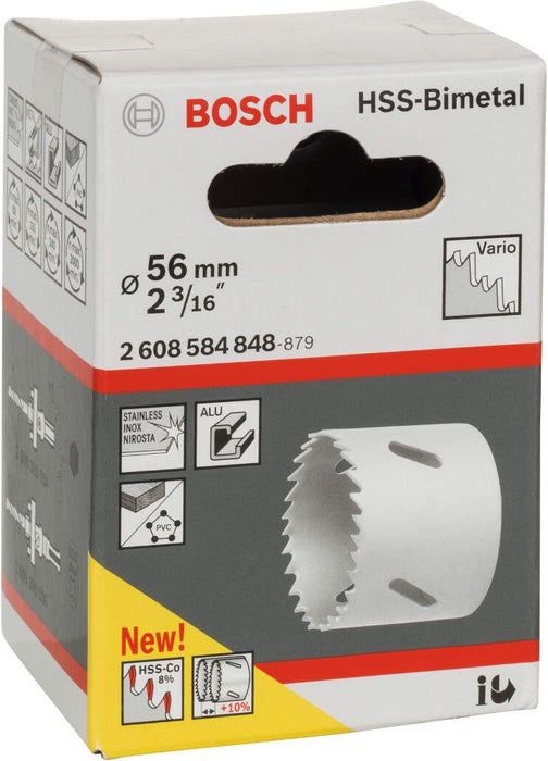 Bosch testera za otvore HSS-bimetal za standardne adaptere 56 mm, 2 3/16" - 2608584848 Testera za otvore BOSCH Madras doo Beograd