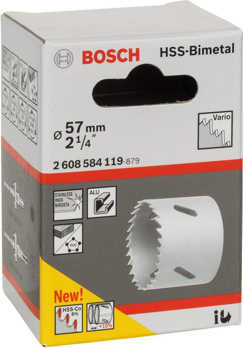 Bosch testera za otvore HSS-bimetal za standardne adaptere 57 mm, 2 1/4" - 2608584119 Testera za otvore BOSCH Madras doo Beograd