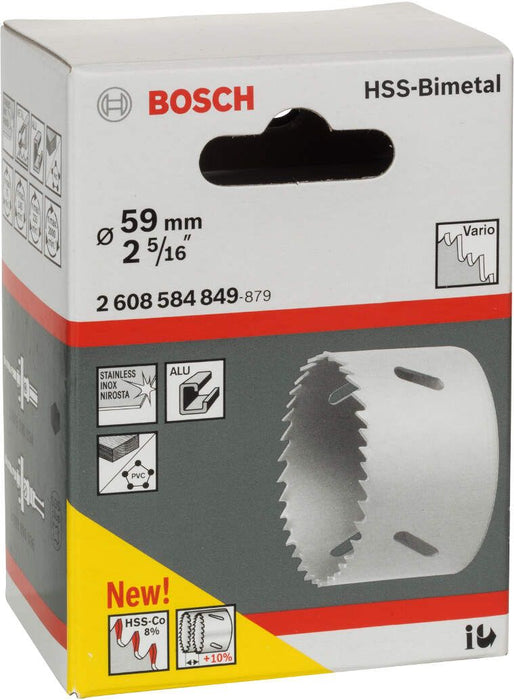Bosch testera za otvore HSS-bimetal za standardne adaptere 59 mm, 2 5/16" - 2608584849 Testera za otvore BOSCH Madras doo Beograd