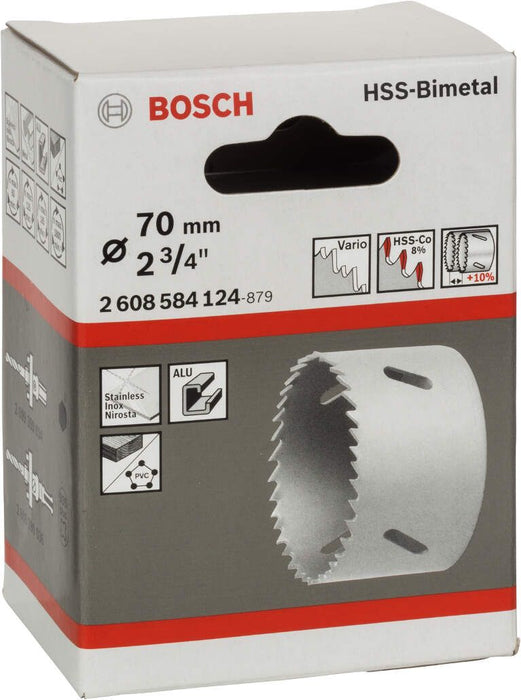 Bosch testera za otvore HSS-bimetal za standardne adaptere 70 mm, 2 3/4" - 2608584124 Testera za otvore BOSCH BOSCH-2608584124 Madras doo Beograd