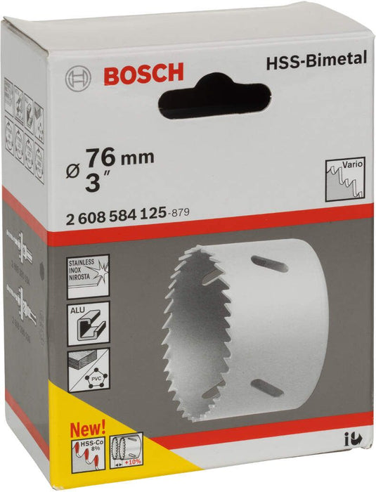 Bosch testera za otvore HSS-bimetal za standardne adaptere 76 mm, 3" - 2608584125 Testera za otvore BOSCH Madras doo Beograd