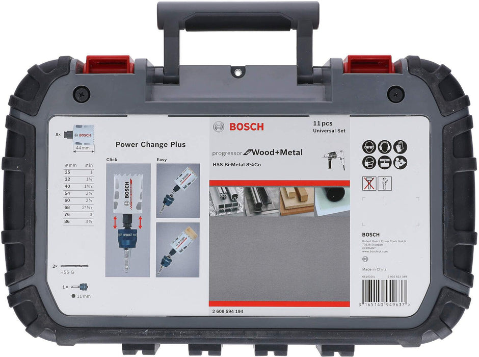 Bosch testera za otvore Progressor for Wood&Metal set univerzalnih testera - pakovanje 11 komada (2608594194) Testera za otvore BOSCH Madras doo Beograd