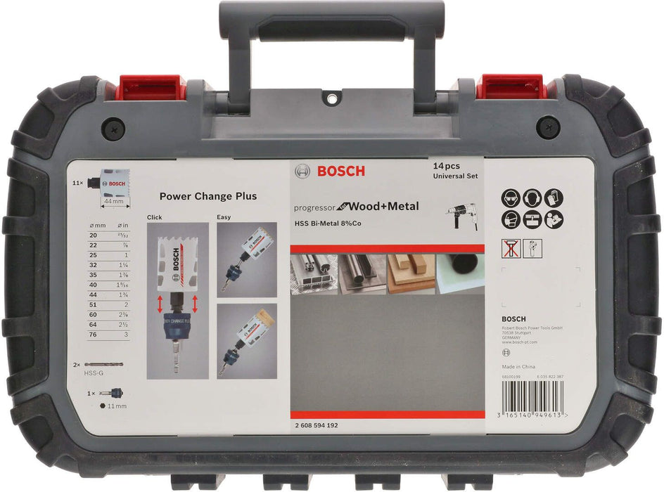 Bosch testera za otvore Progressor for Wood&Metal set univerzalnih testera - pakovanje 14 komada (2608594192) Testera za otvore BOSCH Madras doo Beograd