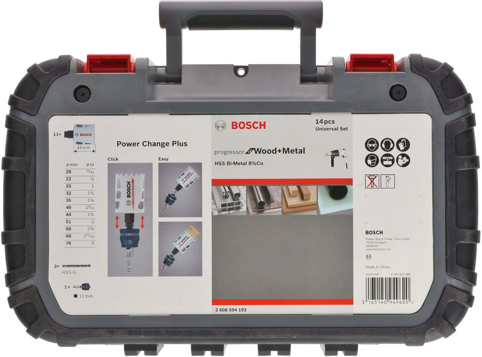 Bosch testera za otvore Progressor for Wood&Metal set univerzalnih testera - pakovanje 14 komada (2608594193) Testera za otvore BOSCH Madras doo Beograd
