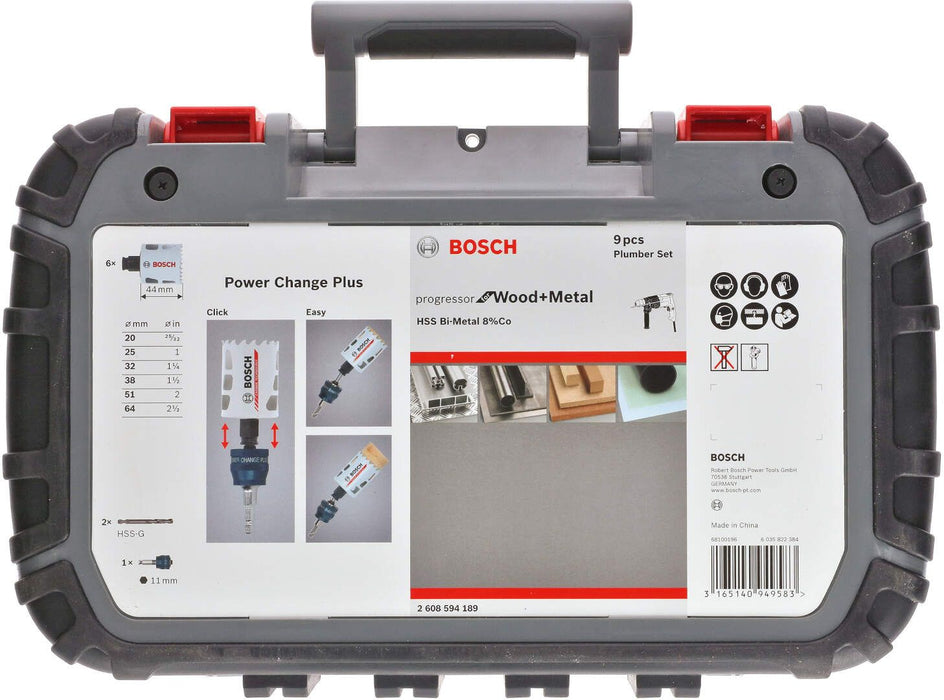 Bosch testera za otvore Progressor for Wood&Metal set vodoinstalaterskih testera, 9 komada (2608594189) Testera za otvore BOSCH Madras doo Beograd