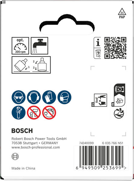 BOSCH Testera za otvore sa držačem za pločice, 74×40 mm - (2608594551) Power Tools BOSCH Madras doo Beograd