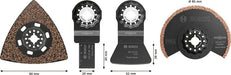 BOSCH Tiling komplet, 4 kom. - Komplet pribora BMX- 4ER SET OMT TS (2608669127) Madras doo Beograd Madras doo Beograd