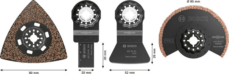 BOSCH Tiling komplet, 4 kom. - Komplet pribora BMX- 4ER SET OMT TS (2608669127) Madras doo Beograd Madras doo Beograd