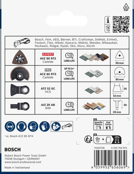 BOSCH Tiling komplet, 4 kom. - Komplet pribora BMX- 4ER SET OMT TS (2608669127) Madras doo Beograd Madras doo Beograd