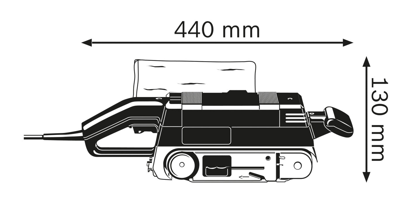 BOSCH Tračna brusilica GBS 75 AE (bosch-0601274703) Tračna brusilica BOSCH Madras doo Beograd