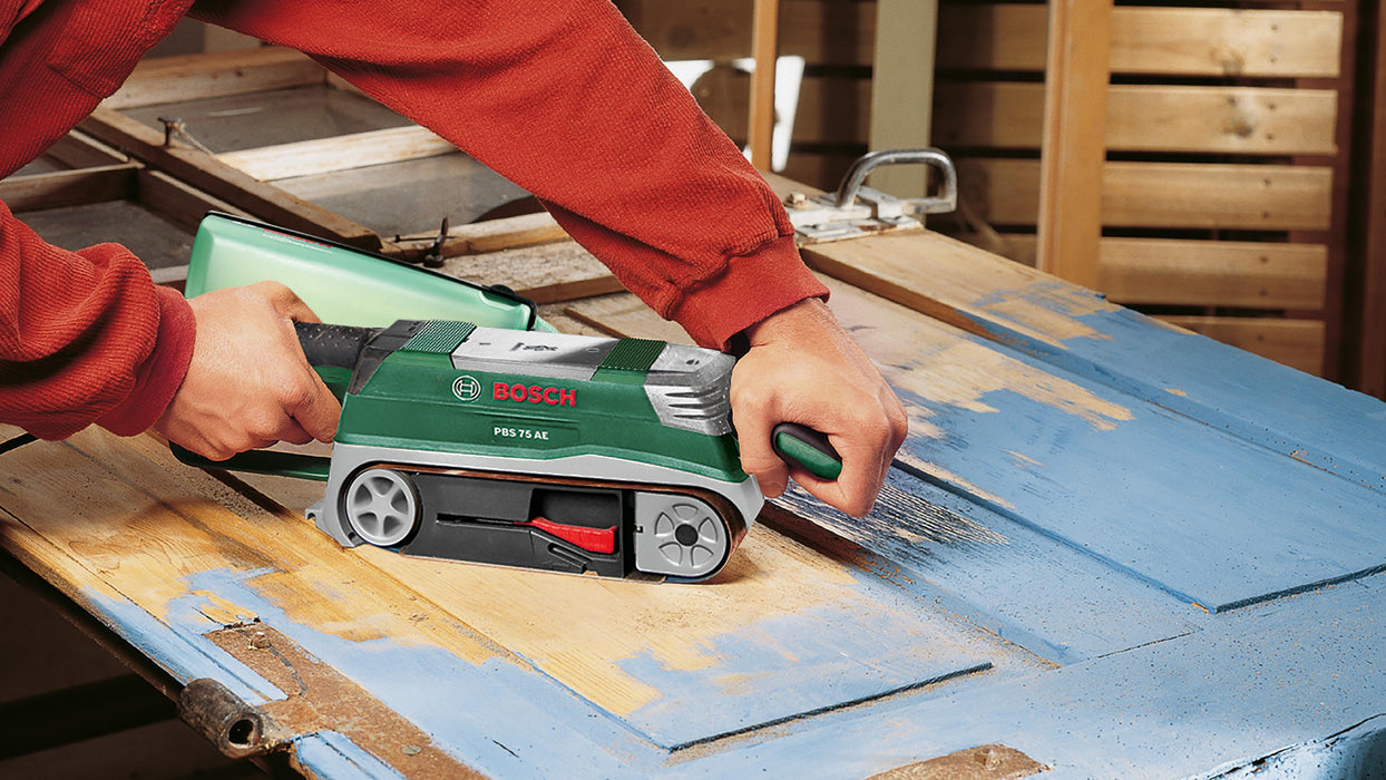 BOSCH Tračna brusilica PBS 75 AE (06032A1120) Tračna brusilica BOSCH Madras doo Beograd