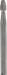 BOSCH Tungsten Carbide Cutter egg tip 3,2 mm (9911) - Volf. Karb.sekač jajastog vrha od3,2mm (2615991132) Madras doo Beograd Madras doo Beograd