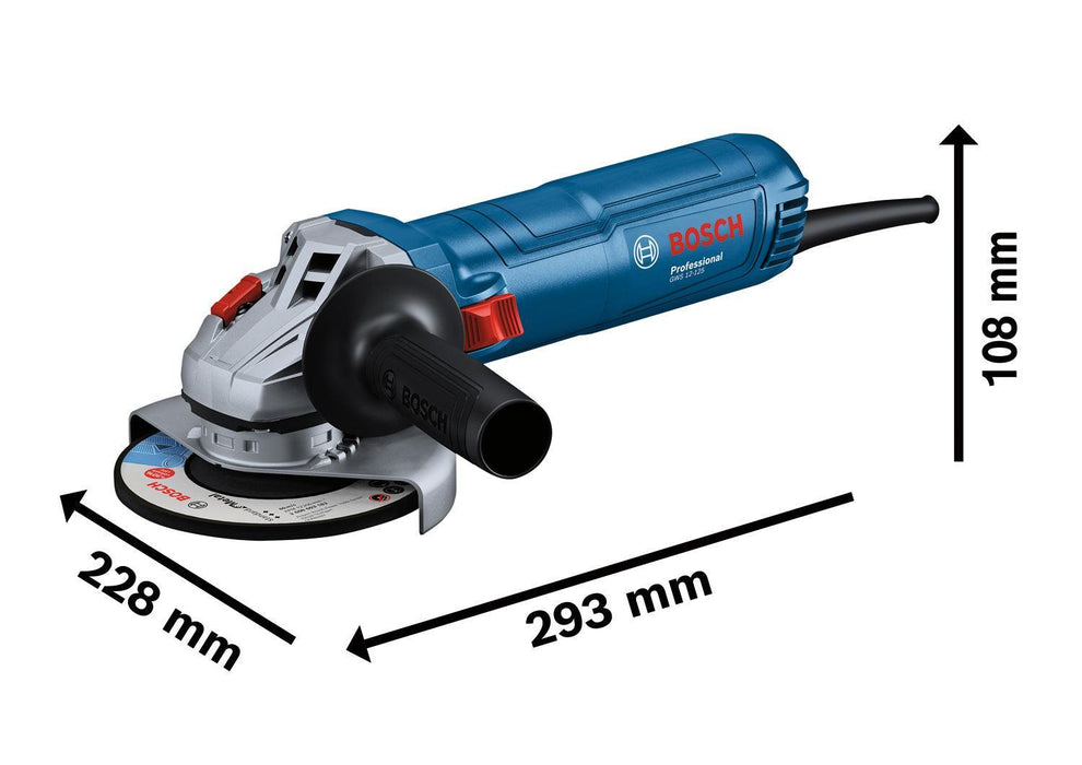 BOSCH Ugaona brusilica GWS 12-125 (06013A6104) Mala ugaona brusilica BOSCH Madras doo Beograd