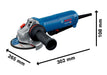 BOSCH Ugaona brusilica GWS 12-125 P (06013A6220) Mala ugaona brusilica BOSCH Madras doo Beograd