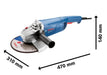 BOSCH Ugaona brusilica GWS 2000 P (06018F2100) Velika ugaona brusilica BOSCH Madras doo Beograd