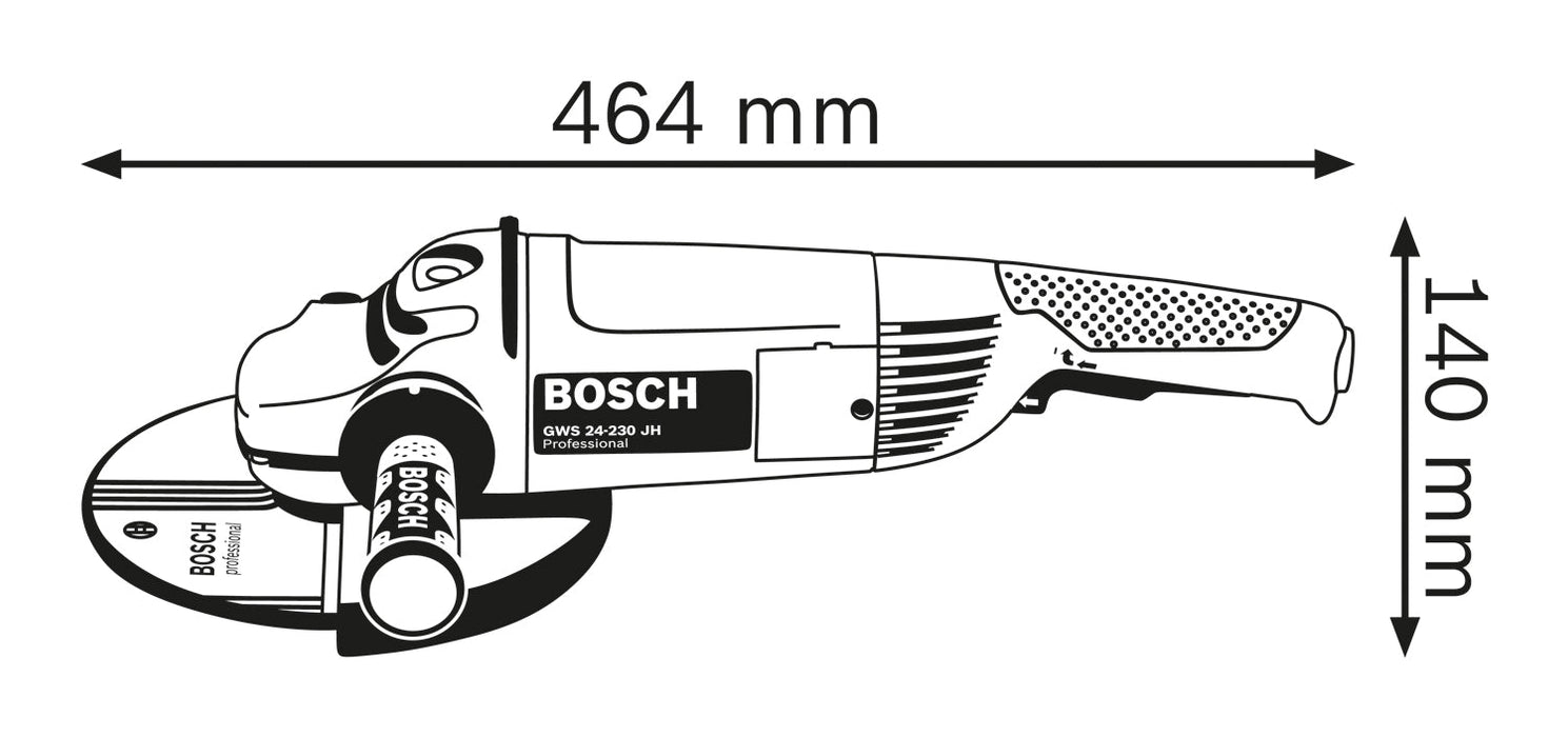 BOSCH Ugaona brusilica GWS 24-230 JH (0601854M03) Velika ugaona brusilica BOSCH Madras doo Beograd