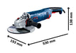 BOSCH Ugaona brusilica GWS 24-230 JZ (06018C3301) Velika ugaona brusilica BOSCH Madras doo Beograd