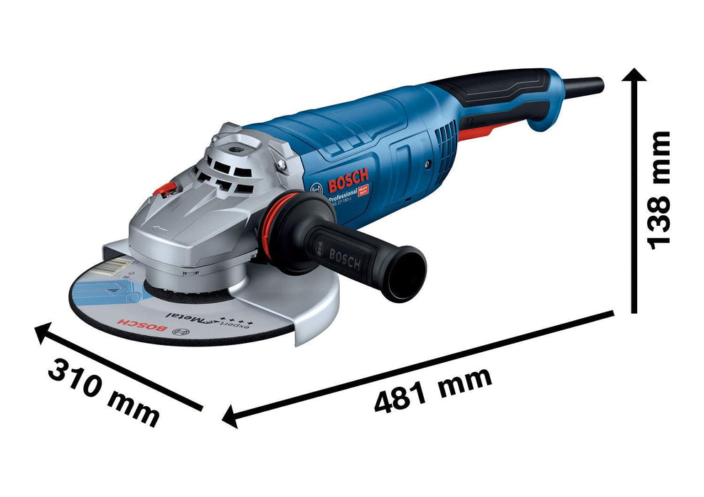 BOSCH Ugaona brusilica GWS 27-180 J (06018C4320) Madras doo Beograd Madras doo Beograd