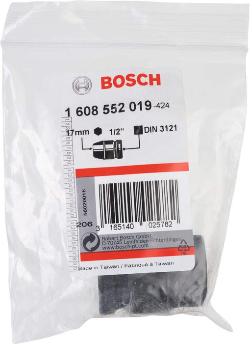 Bosch umetak nasadnog ključa 17 mm, 40 mm, 30 mm, M 10, 26,6 mm - 1608552019 Umetak nasadnog ključa BOSCH BOSCH-1608552019 Madras doo Beograd