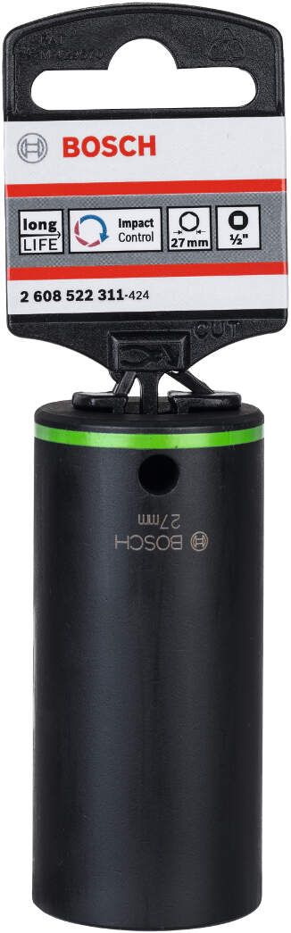 Bosch umetak nasadnog ključa Širina ključa 27 mm; M 18; L 77 mm - 2608522311 Umetak nasadnog ključa BOSCH BOSCH-2608522311 Madras doo Beograd