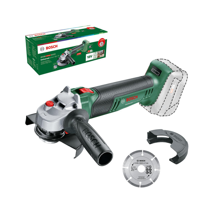 BOSCH UniversalGrind 18V-75 - Akku-ugaona brusilica UniversalGrind 18V (06033E5002) Madras doo Beograd Madras doo Beograd