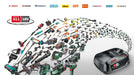 BOSCH UniversalHedgeCut 18V-50 - Makaze za žbunje UniversalHedgeCut 18 (0600849k01) Aku makaze za živu ogradu BOSCH Madras doo Beograd