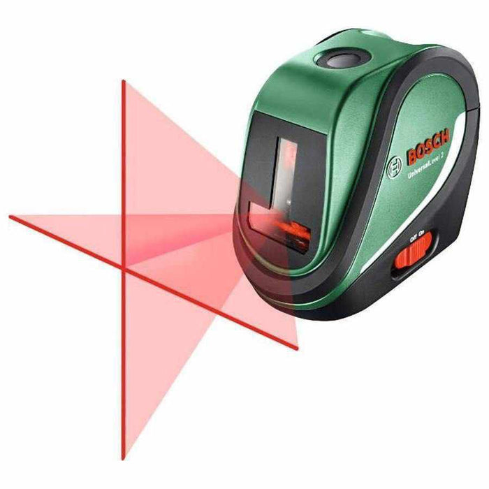 Bosch UniversalLevel 2 linijski laser sa tačkama 10m domet (0603663800) Linijski laser 180° kombinovani BOSCH BOSCH-0603663800 Madras doo Beograd