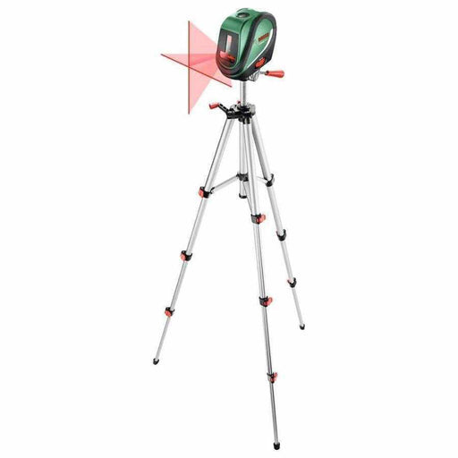 Bosch UniversalLevel 2 Set + stativ linijski laser sa tačkama 10m domet (0603663801) Linijski laser 180° kombinovani BOSCH BOSCH-0603663801 Madras doo Beograd