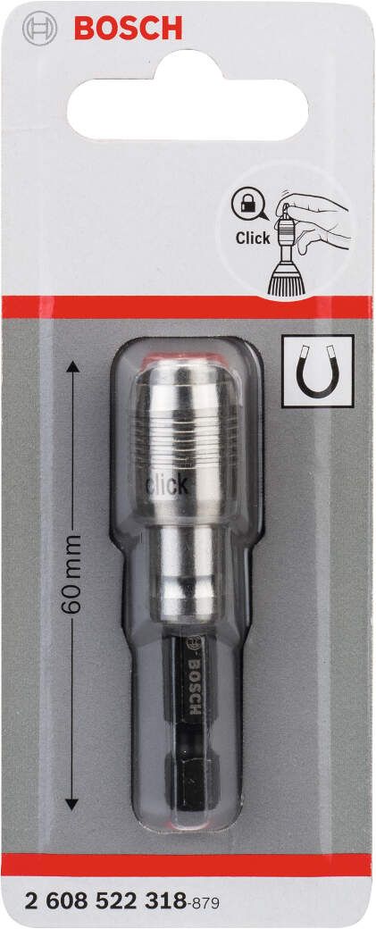 Bosch univerzalni držač One-Click funkcija, 1pc 1/4", L 60 mm - 2608522318 Pribor BOSCH BOSCH-2608522318 Madras doo Beograd