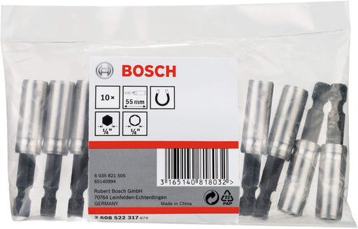 Bosch univerzalni magnetni držač, 10pc 1/4", L 55 mm - 2608522317 Pribor BOSCH BOSCH-2608522317 Madras doo Beograd