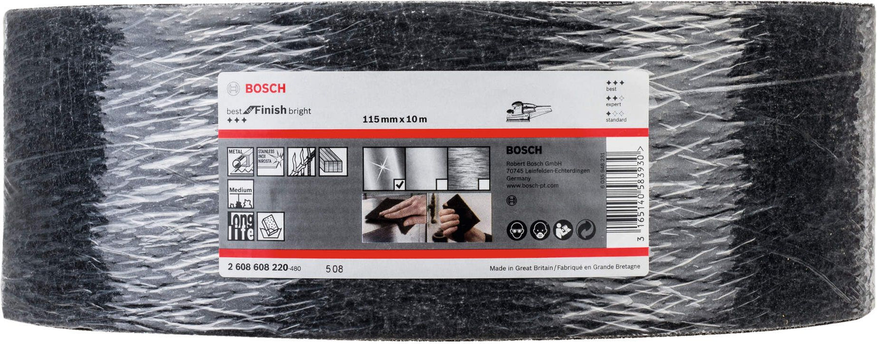 Bosch valjak od flisa N476 Best for Finish Bright 10.000 x 115 mm, srednje S (2608608220) Pribor BOSCH BOSCH-2608608220 Madras doo Beograd