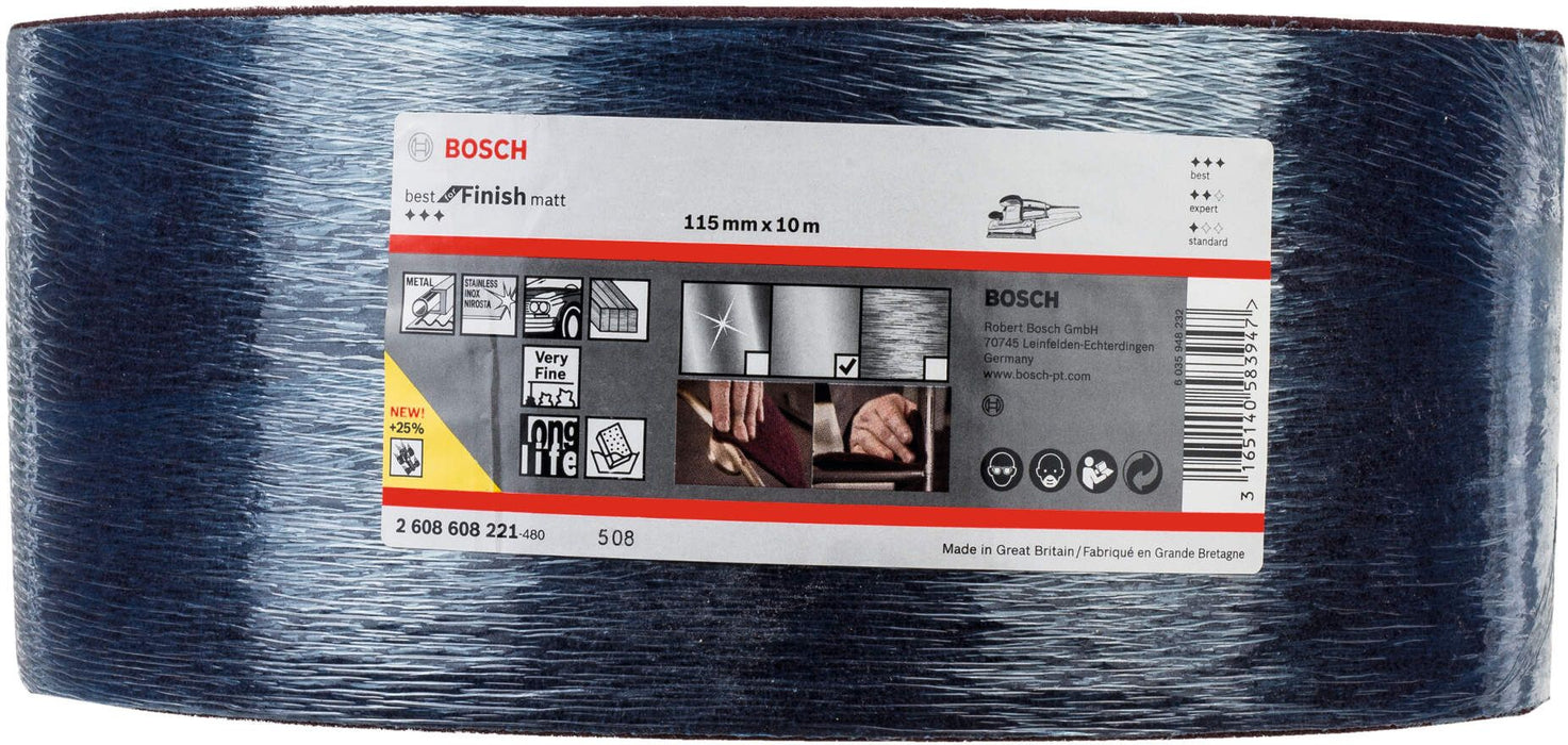 Bosch valjak od flisa N476 Best for Finish Matt 10.000 x 115 mm, veoma fino A (2608608221) Pribor BOSCH BOSCH-2608608221 Madras doo Beograd