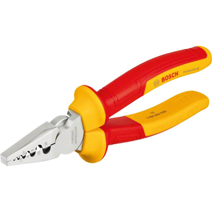 Bosch VDE Klešta za krimpovanje 180mm, 1600A02NE6 VDE izolovana klešta BOSCH Madras doo Beograd