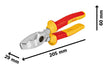 BOSCH VDE makaze za kablove od 200 mm - Klešta za sečenje žice VDE Cable Shear 2 (1600A02NF4) Madras doo Beograd Madras doo Beograd